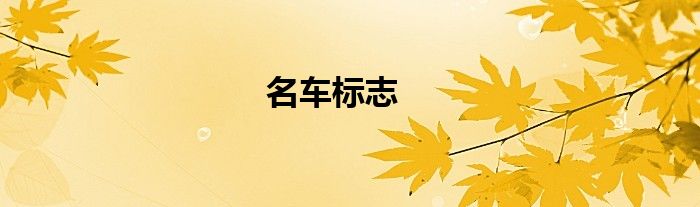 名车标志