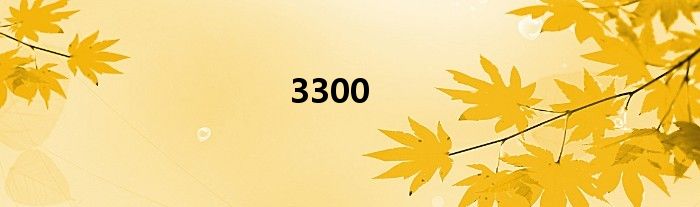 3300