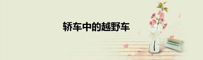 轿车中的越野车