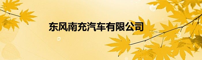 东风南充汽车有限公司