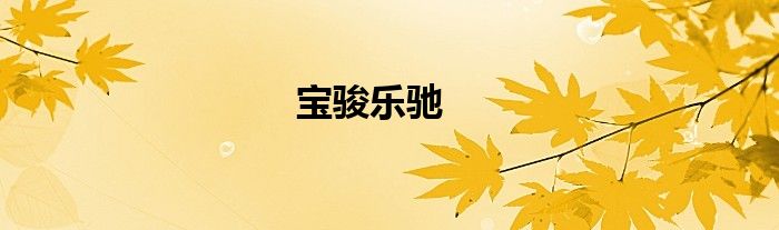 宝骏乐驰