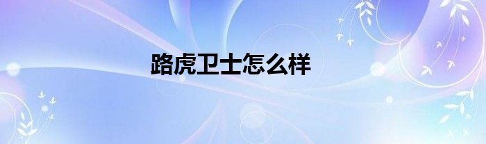 路虎卫士怎么样